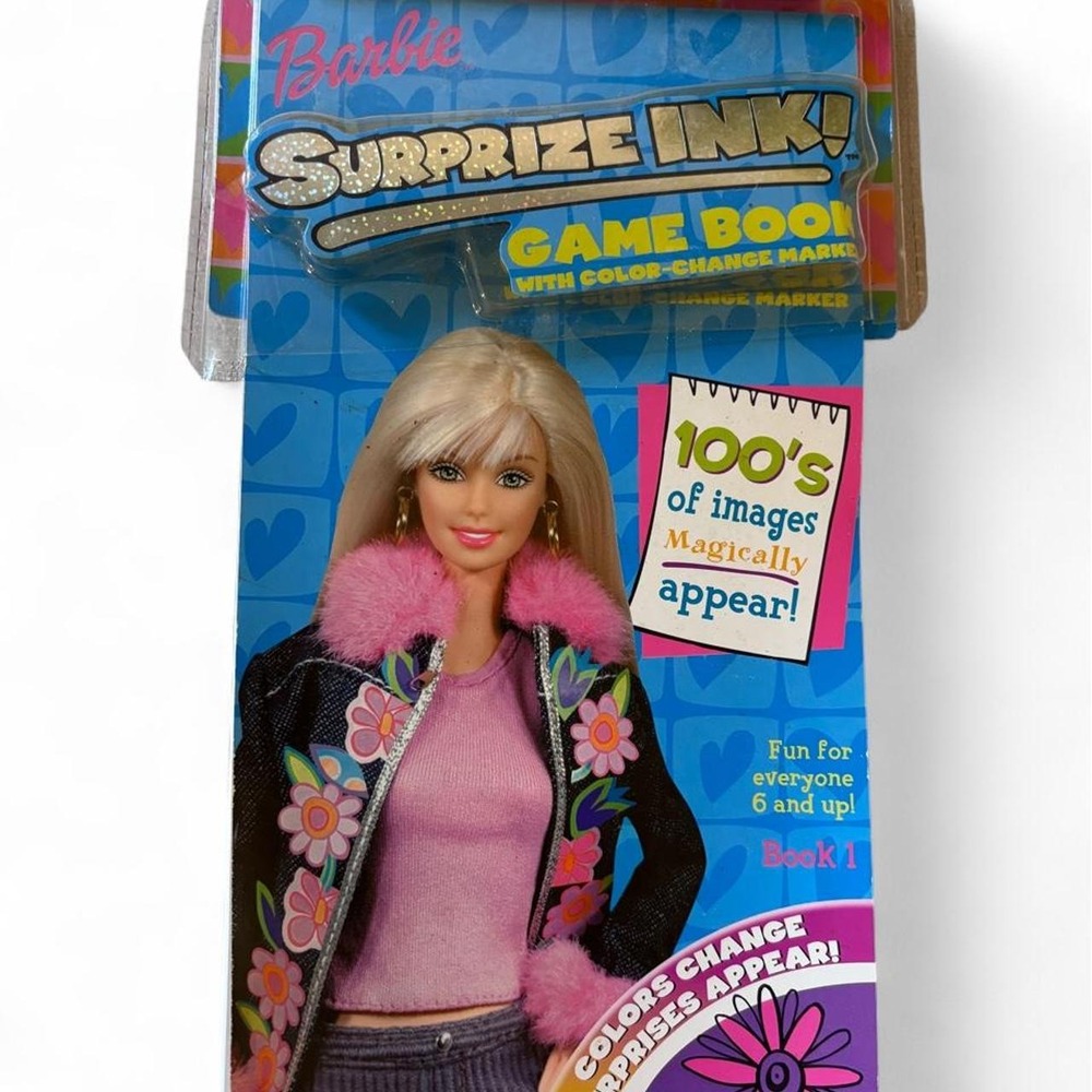 Vintage 2002 Barbie Surprize Ink Game Book 1 Sealed Giddy Up Mattel NOS